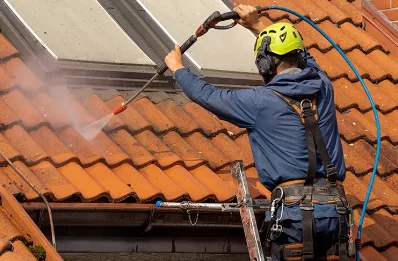 Démoussage et hydrofuge de toiture à Charmes-la-Grande